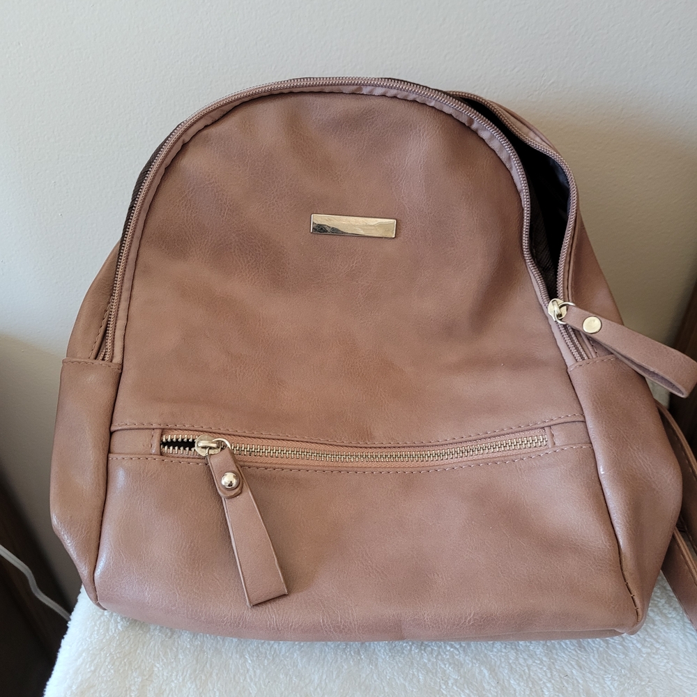 Elegant Tan Women's Backpack